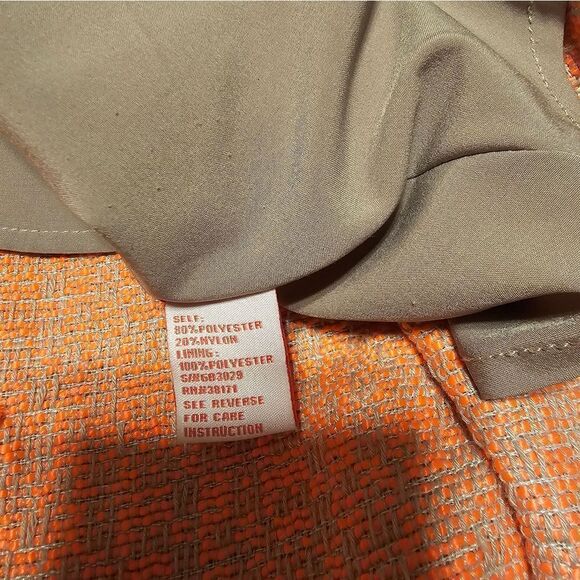 Best Society skirt Women's medium orange/tweed Pre-owned - Picture 6 of 7